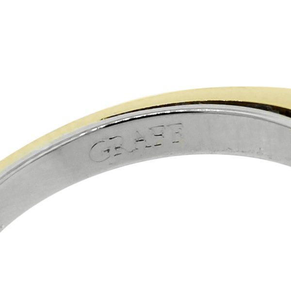 Graff Platinum 18k Yellow Gold 1.57ctw Diamond Engagement Ring