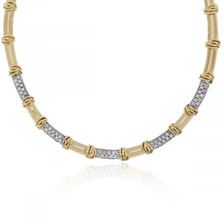 Diamond choker necklace