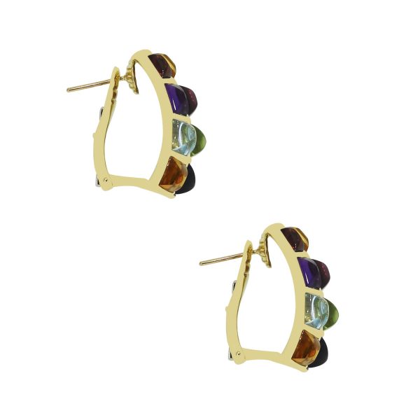 Multi gemstone earrings