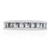 white gold diamond band