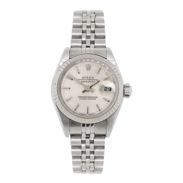 Rolex 69174 Datejust Silver Dial Stainless Steel Ladies Watch