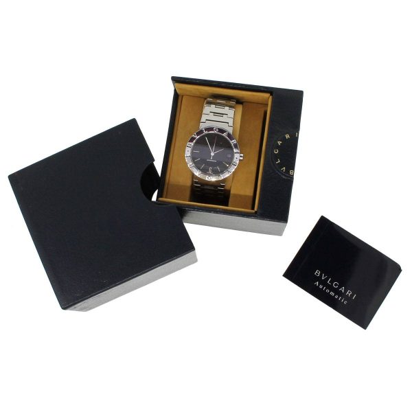 Bulgari BB 33 SSD Automatic Stainless Steel Black Dial Watch