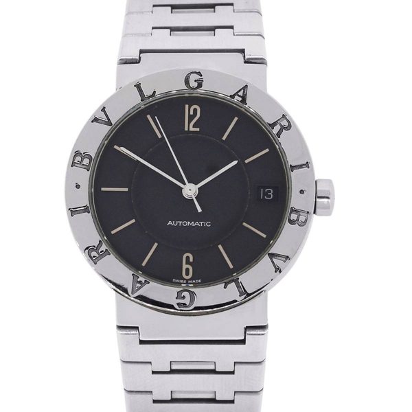 Bulgari BB 33 SSD Automatic Stainless Steel Black Dial Watch