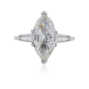 Marquise Diamond Engagement Ring