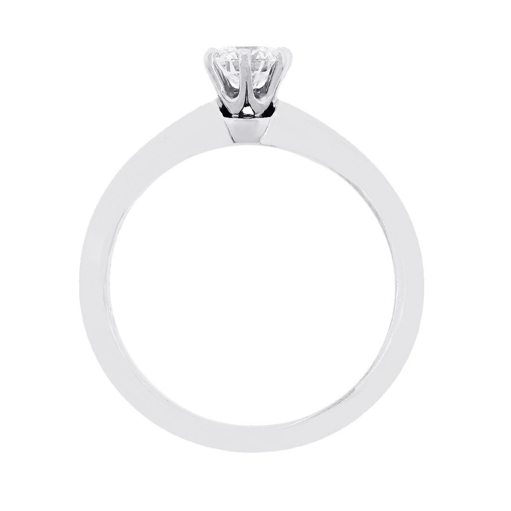Tiffany & Co. Platinum 0.32ct Diamond Engagement Ring