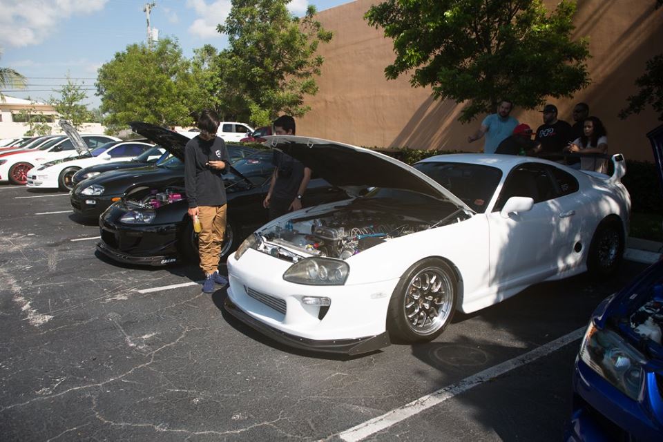 toyota supra - Car show in Boca Raton