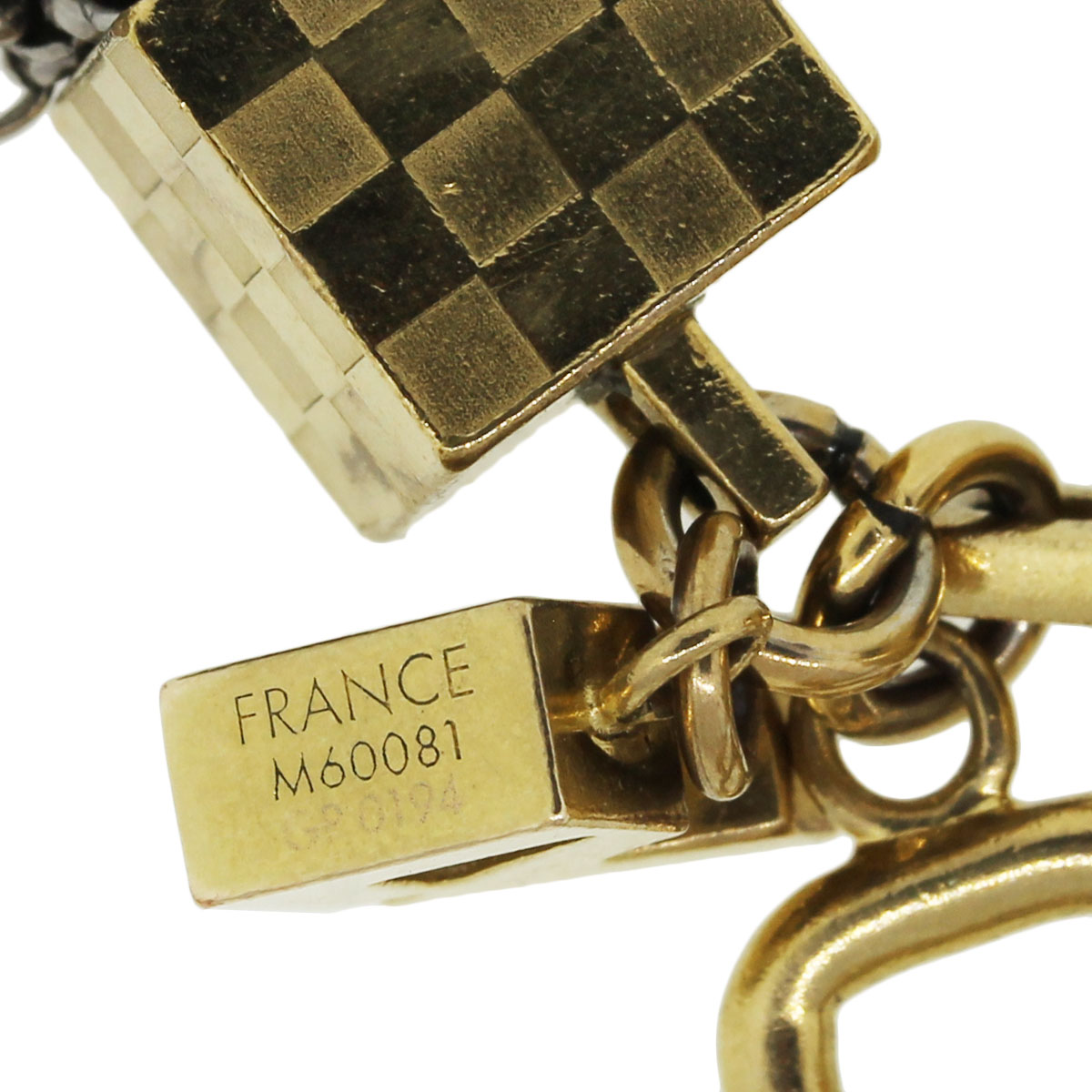 Vintage Louis Vuitton Lock Necklace 2 - Silver
