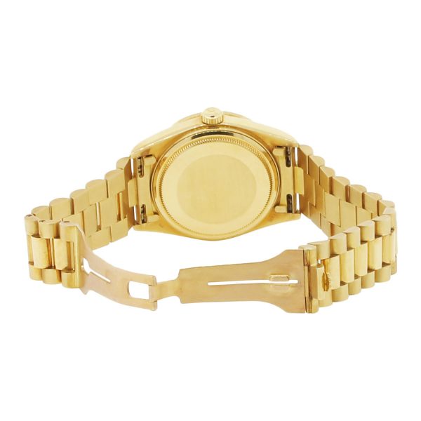 Rolex 18038 Day Date Presidential Pleade Diamond Dial 18k Yellow Gold Watch