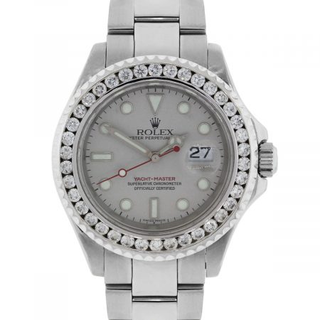 Rolex 16622 Yacht-Master Diamond Bezel Stainless Steel Watch