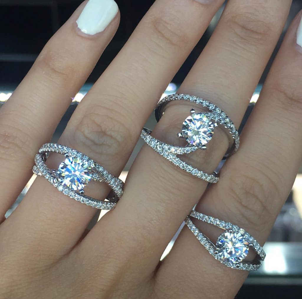 Asymmetrical Rings - Luxury Shopping 