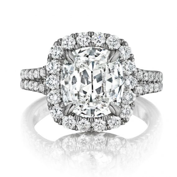 diamond ring - henri daussi engagement rings 