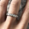 Tiffany & Co. Platinum Channel Set Diamond Eternity Band Ring