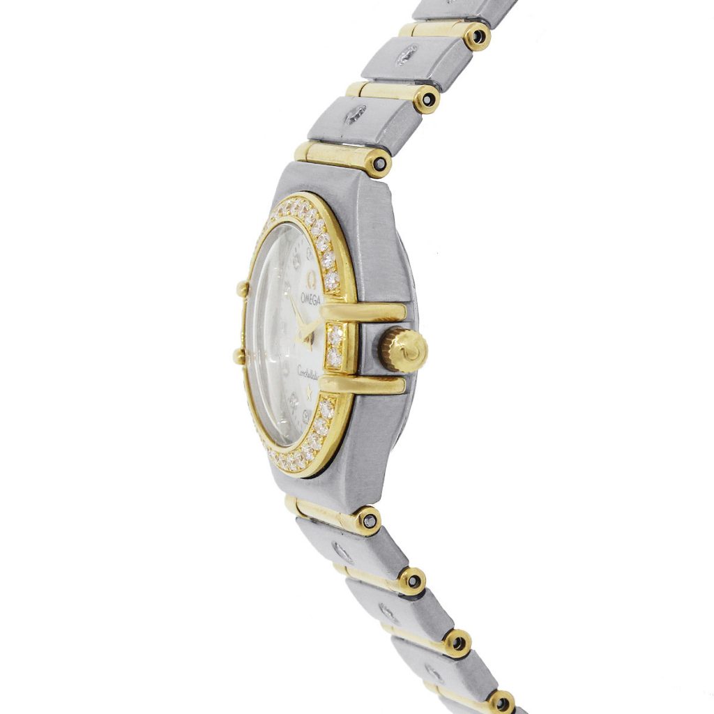 Omega Constellation Two Tone Mother of Pearl Mini Ladies Watch