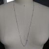 18k White Gold 4.60ctw Diamonds By The Yard Necklace