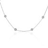 18k White Gold 4.60ctw Diamonds By The Yard Necklace