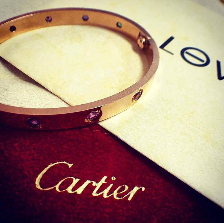 rose gold cartier love bracelet