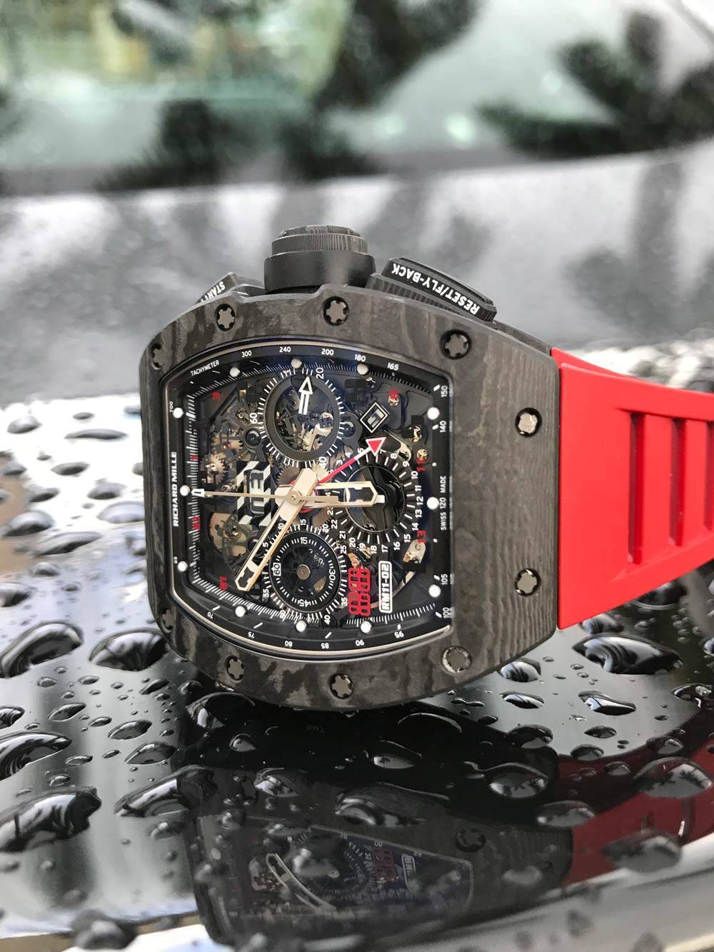 Black and outlet red richard mille