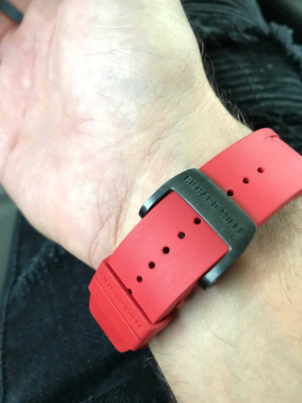 richard mille red strap