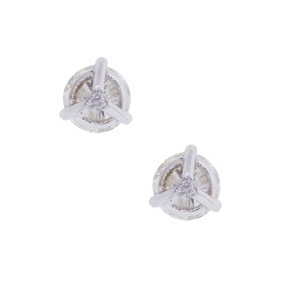 EGL certified diamond earrings