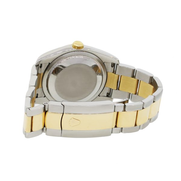 Rolex 116233 Datejust Two Tone White Dial & Diamond Bezel Watch