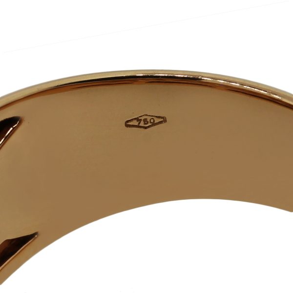 18k Rose Gold 2.2ctw White & Black Diamond Wide Band