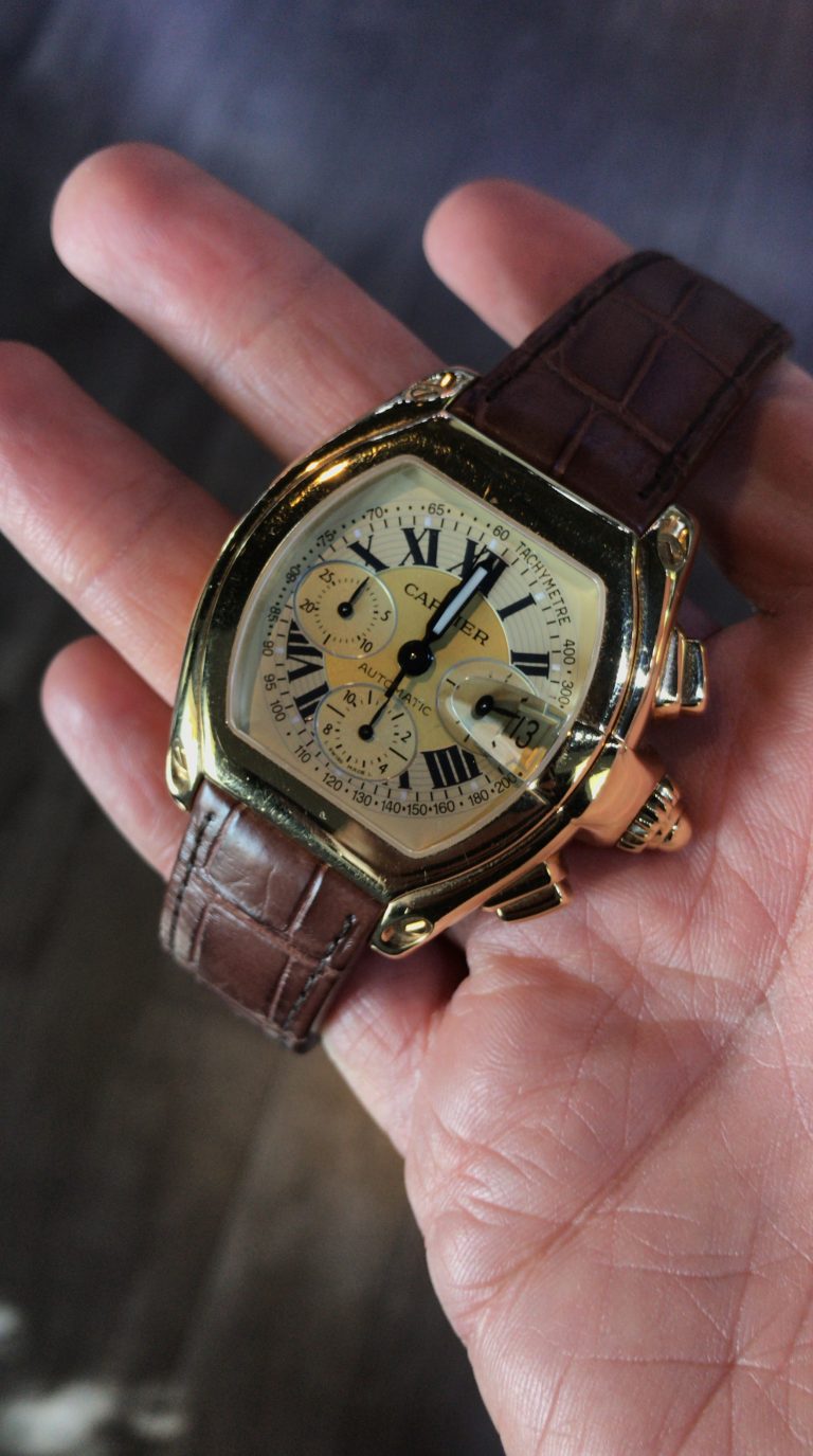 Cartier Roadster Gold Chronograph W62021Y3 Watch Review – Raymond Lee ...