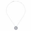 graduated diamond ring pendant
