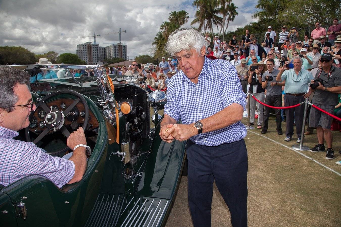 jay leno car show boca raton