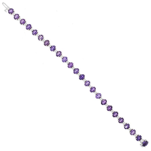 purple sapphire bracelet