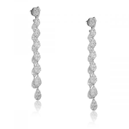 diamond dangle earrings