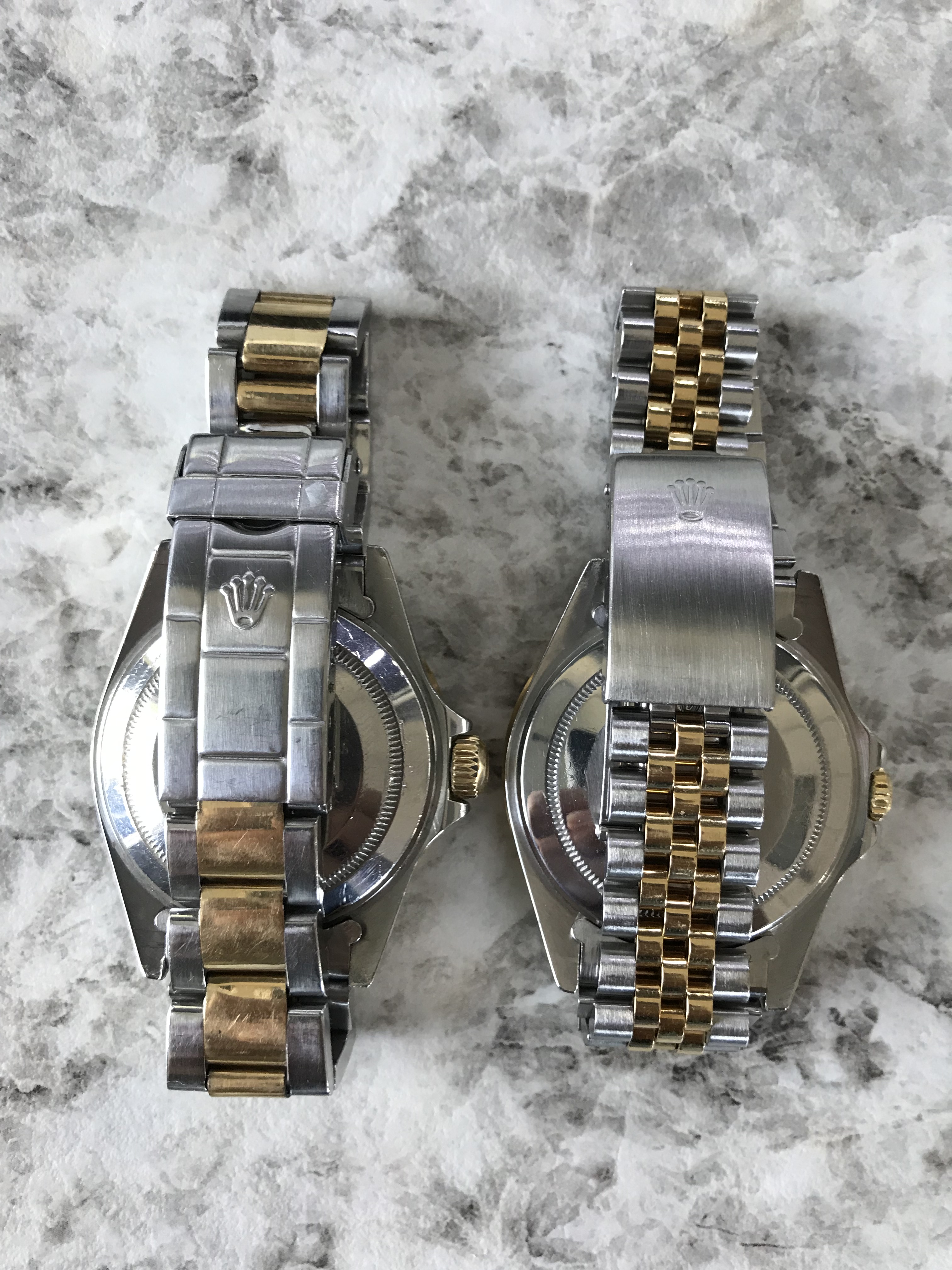 Rolex Two Tone Submariner and Rolex GMT