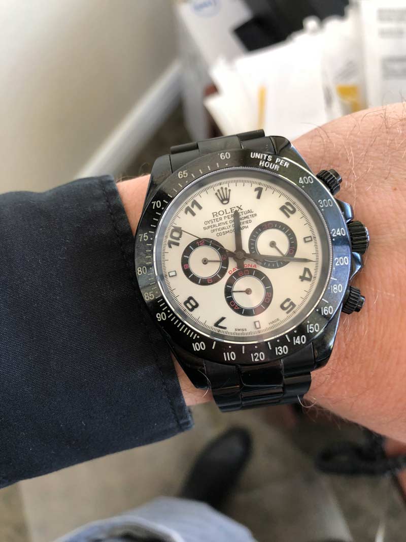 how to spot a fake rolex daytona