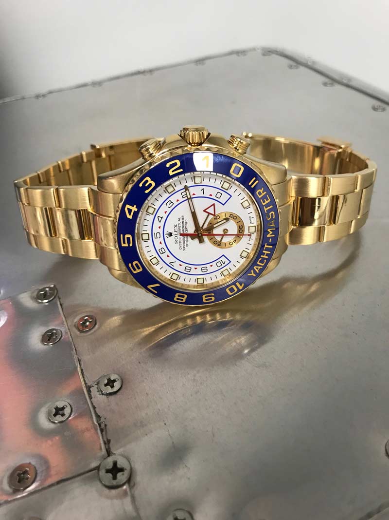 yachtmaster 2 yellow gold