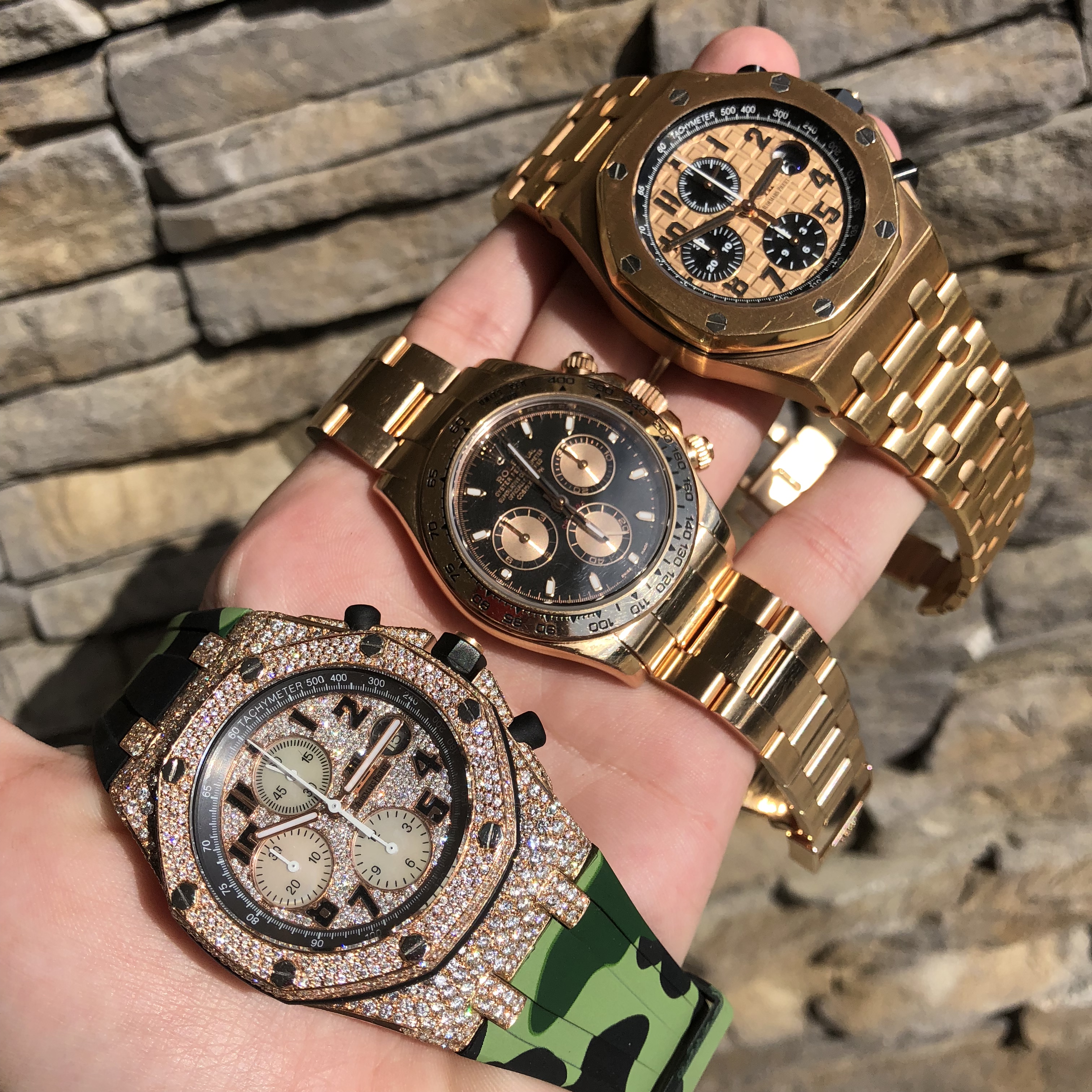 men's rose gold watches
