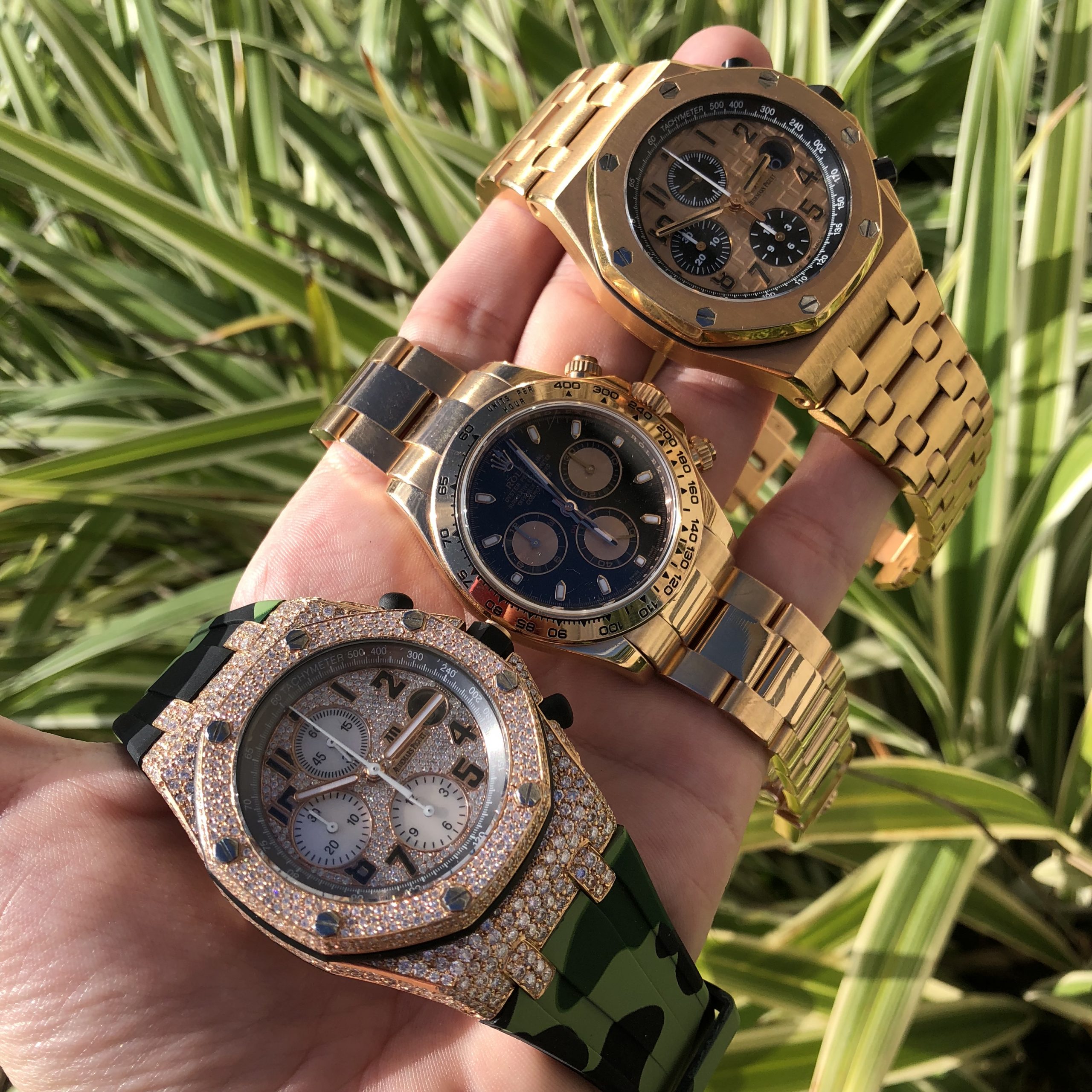 rose gold men's watches