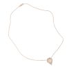 rose gold necklace diamonds