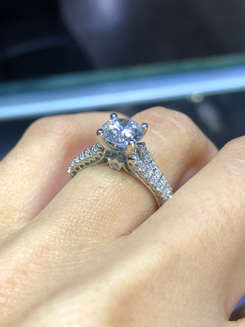 3k diamond engagement ring