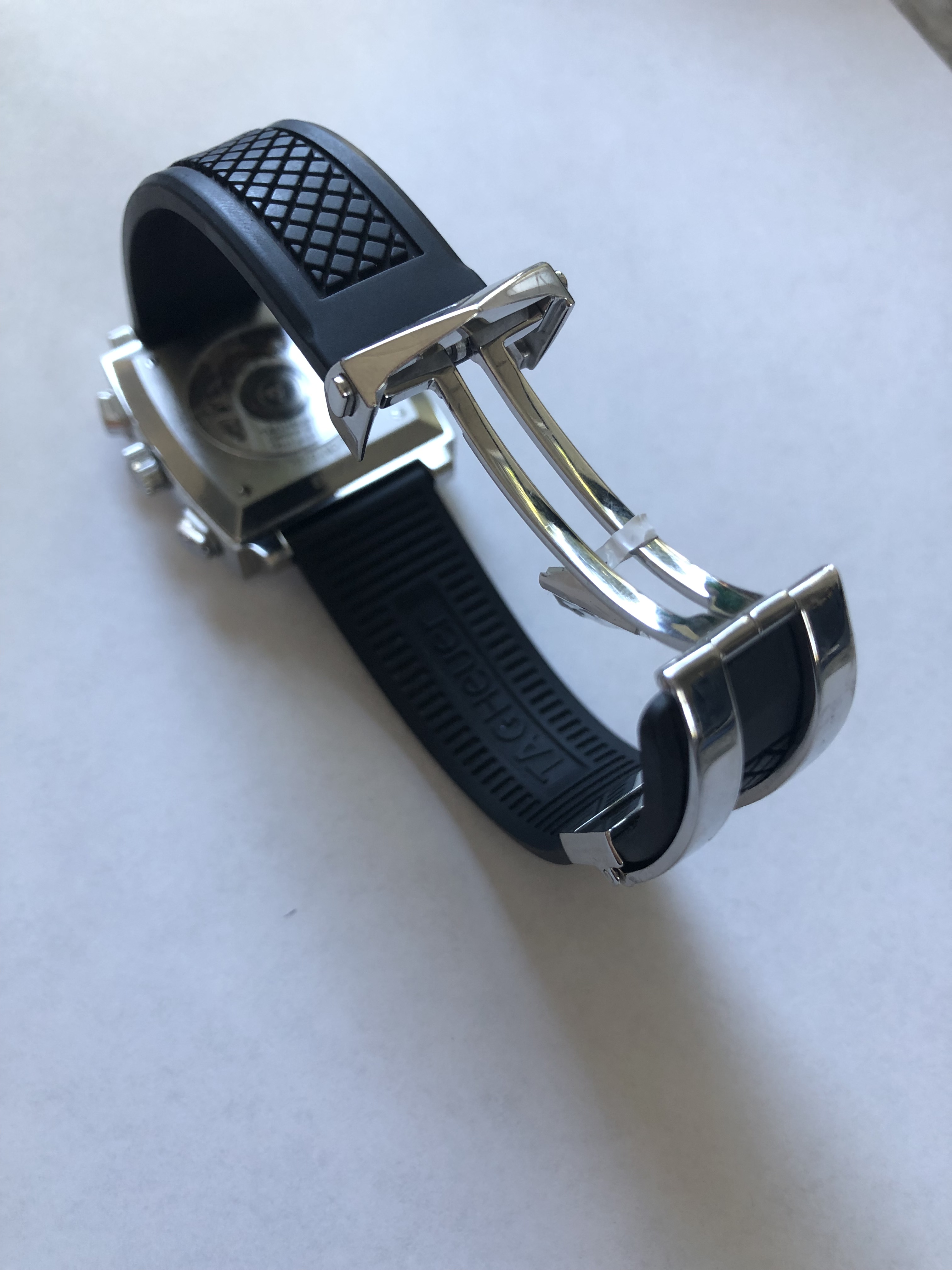 Tag heuer monaco rubber on sale strap