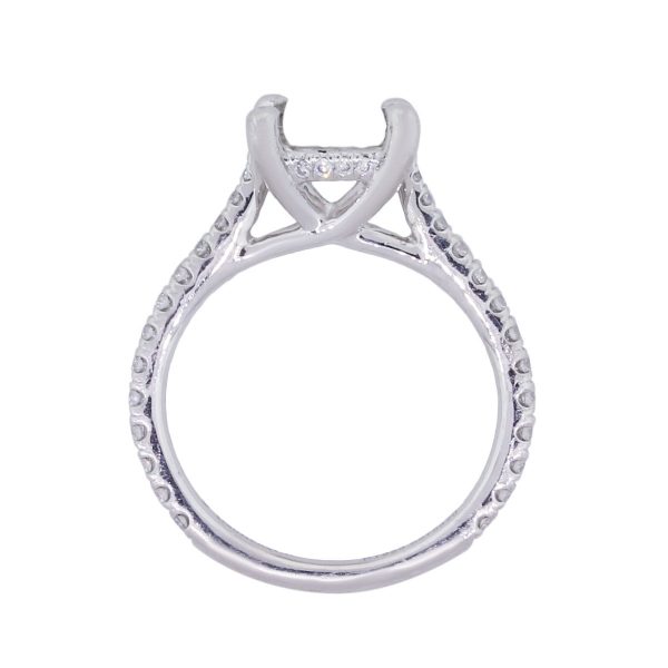 gabriel and company platinum engagement ring