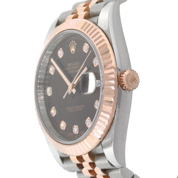 Rolex 126331 Datejust 18k Two Tone Chocolate Dial 41mm Watch