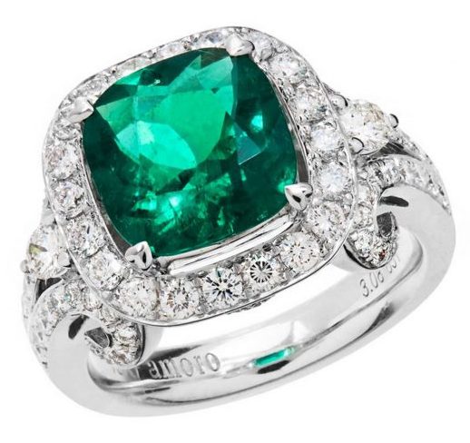 colored stone engagement rings trend