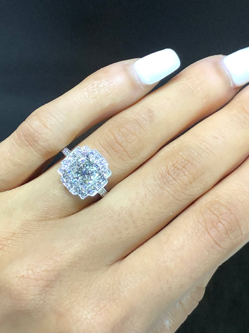 design your own gemstone engagement ring boca raton