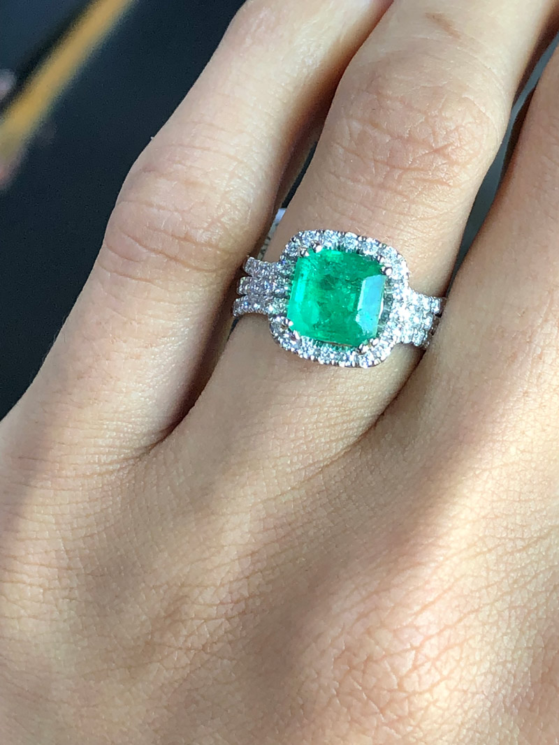 emerald engagement ring boca raton