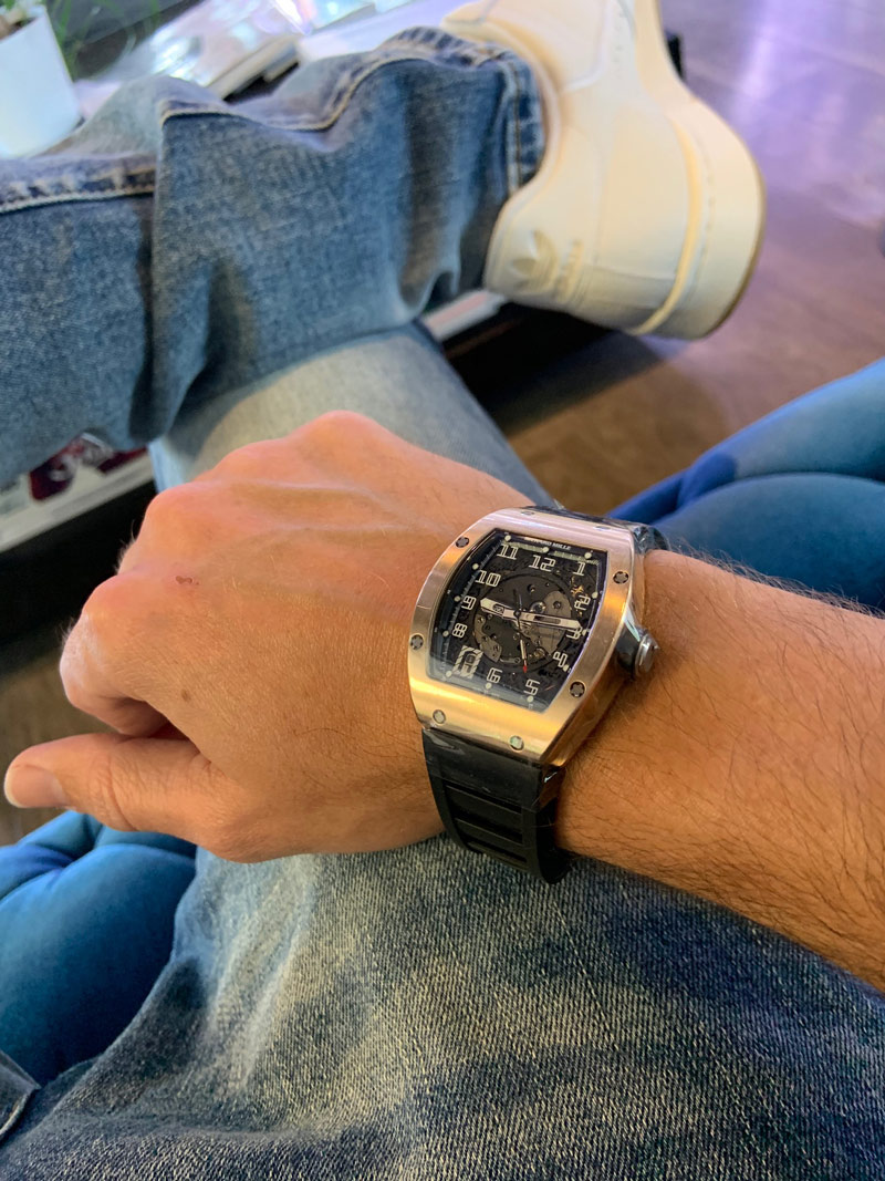 Richard mille small wrist new arrivals