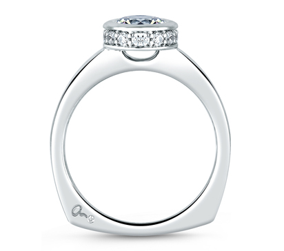 simple engagement rings cheap
