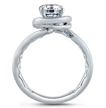 simple engagement rings silver