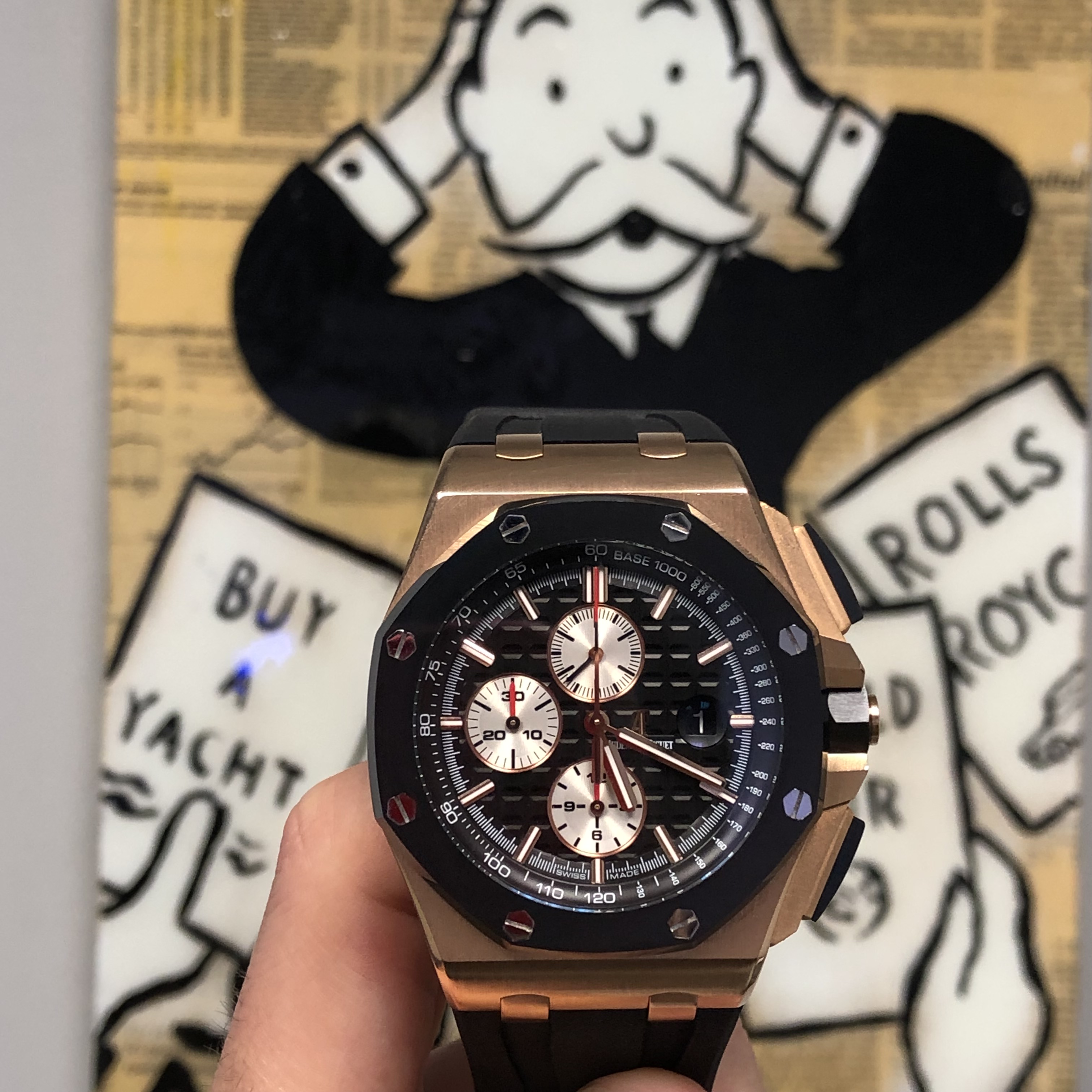 Rose Gold Royal Oak Offshore 2024 favors