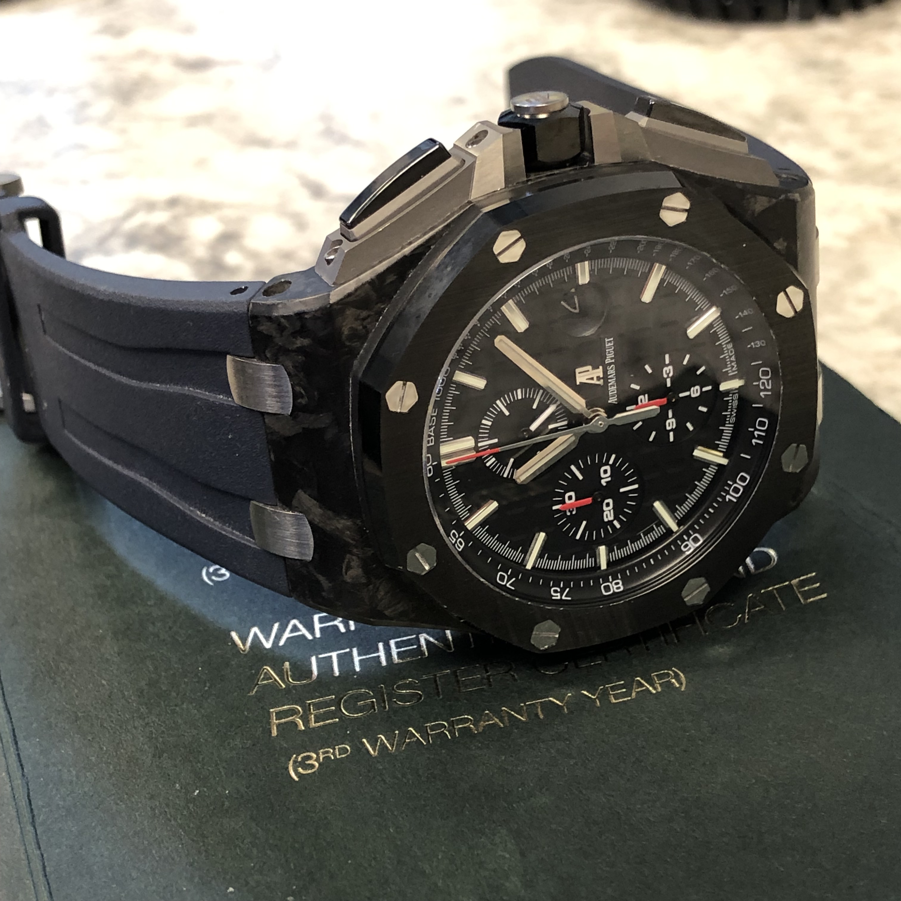 Audemars piguet offshore carbon best sale