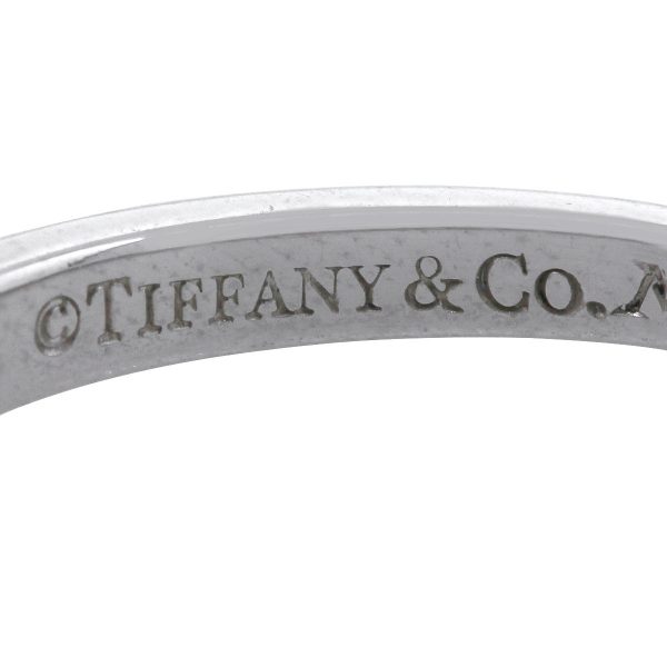 Tiffany And Co Platinum 0.27ctw Round Diamond Wedding Band