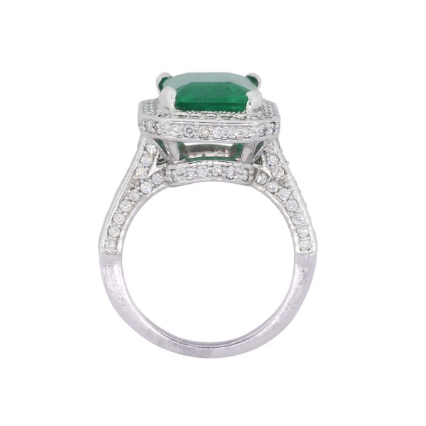 emerald cut diamond ring